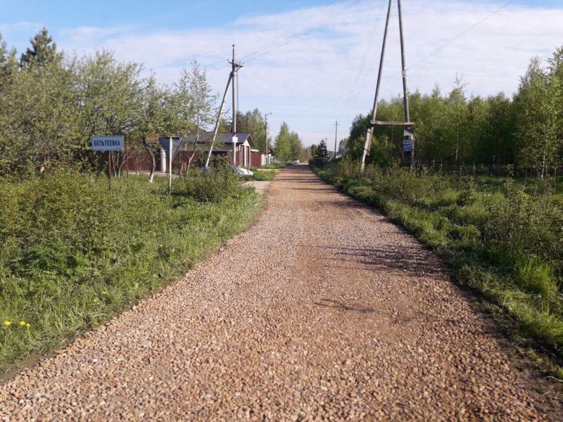 Мощение части земельного участка в д. Бельтеевка